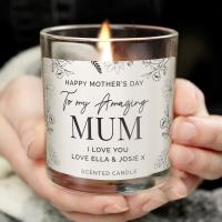 Personalised Mother's Day Floral Jar Candle Extra Image 1 Preview